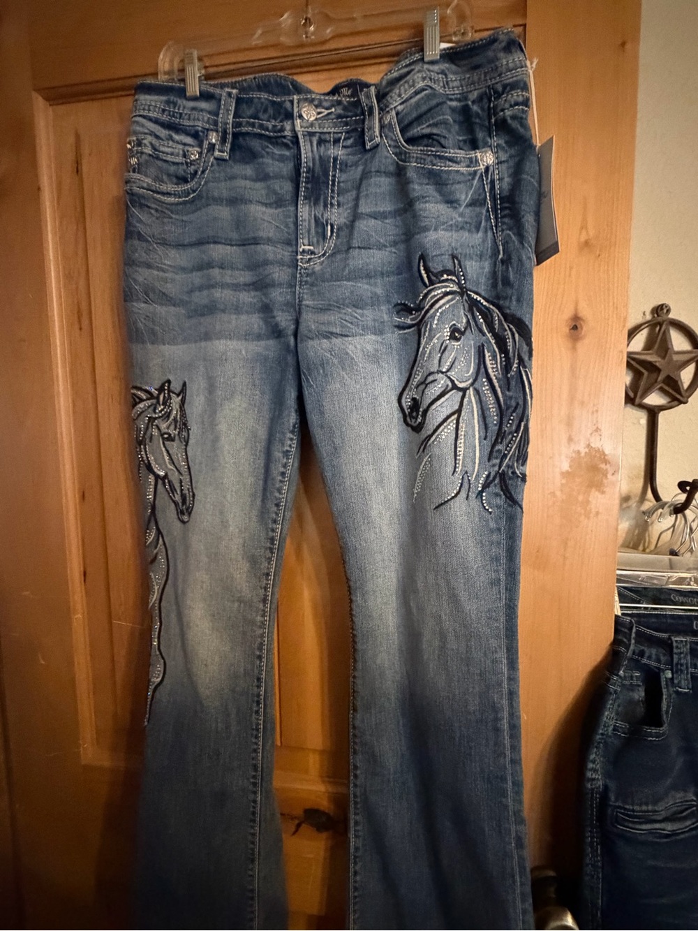 miss me jeans with new horse embroidery